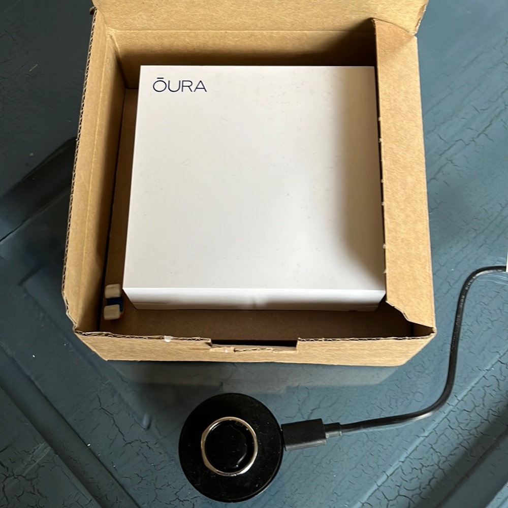 Generation 3 Oura Ring, silver, size 10